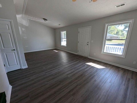 Floor plan for 2 beds, 1 bath